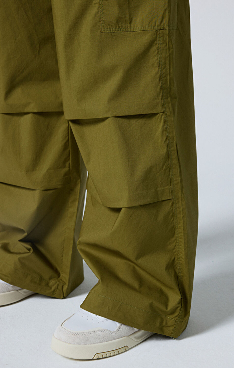 Minimalist Resort Kadın Yeşil Relax Fit Parachute Pants | Champion