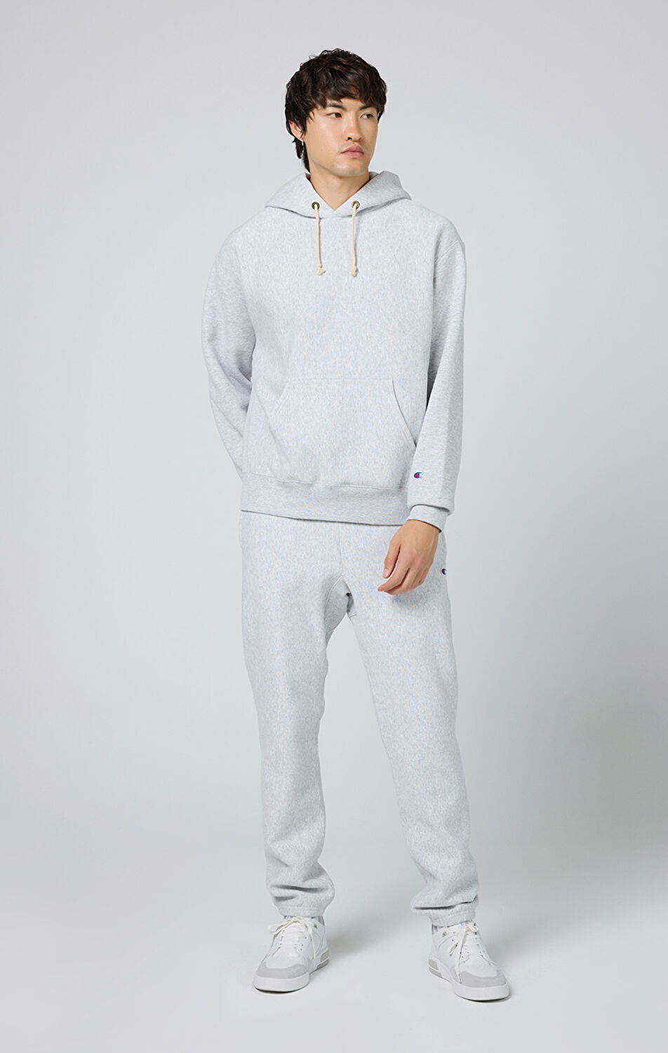 Reverse Weave Erkek Gri Custom Fit Elastic Cuff Pants | Champion