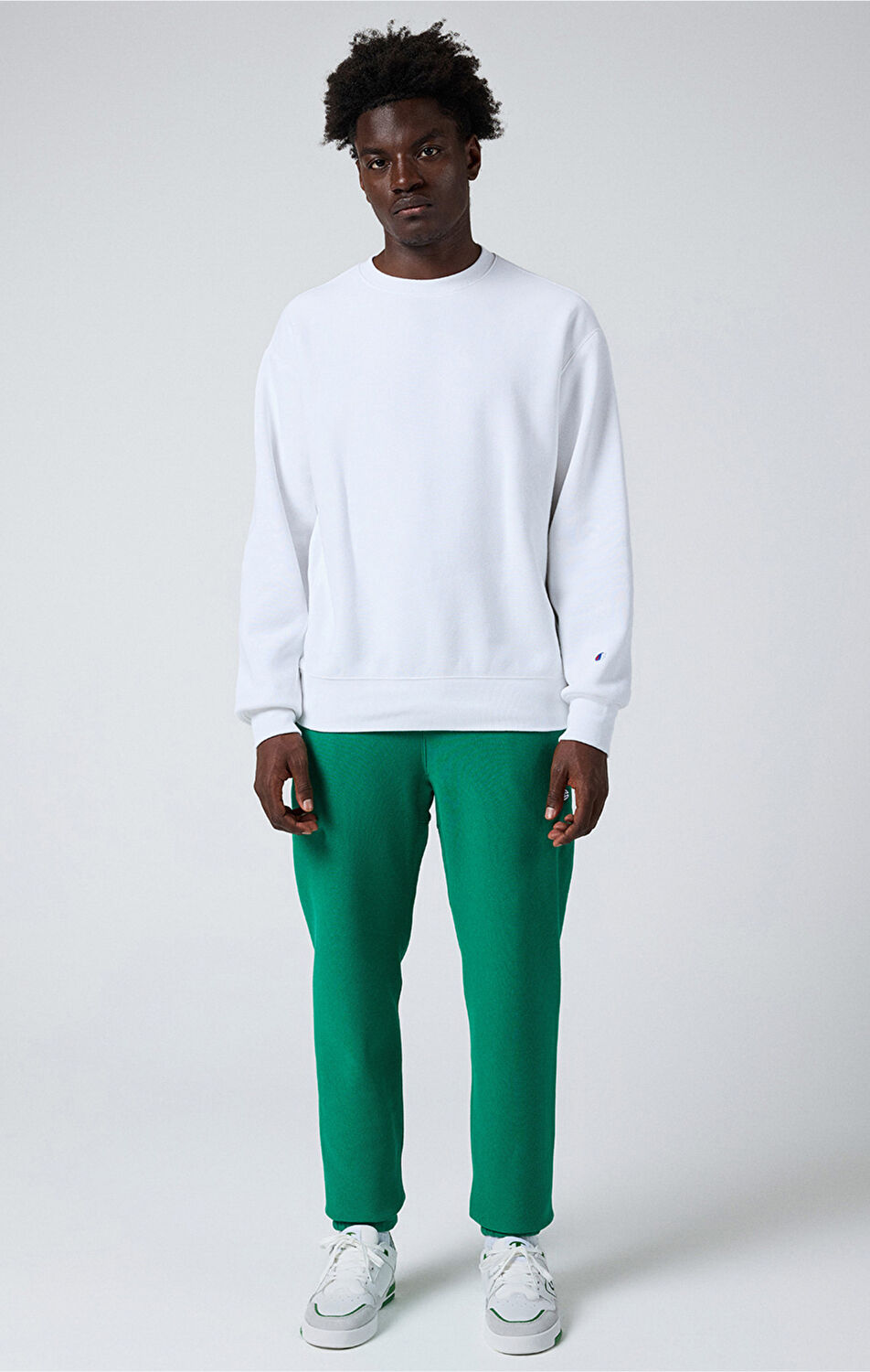 スウェット Reverse Weave Erkek Yeşil Custom Fit Elastic Cuff Pants | Champion