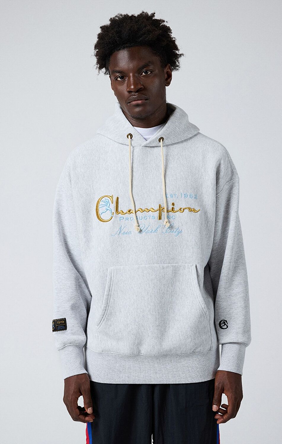 Gri Hooded Sweatshirt | Champion Türkiye