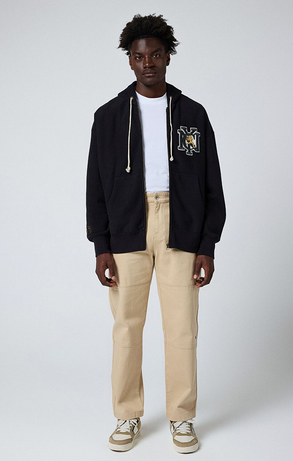 Siyah Hooded Full Zip Sweatshirt | Champion Türkiye