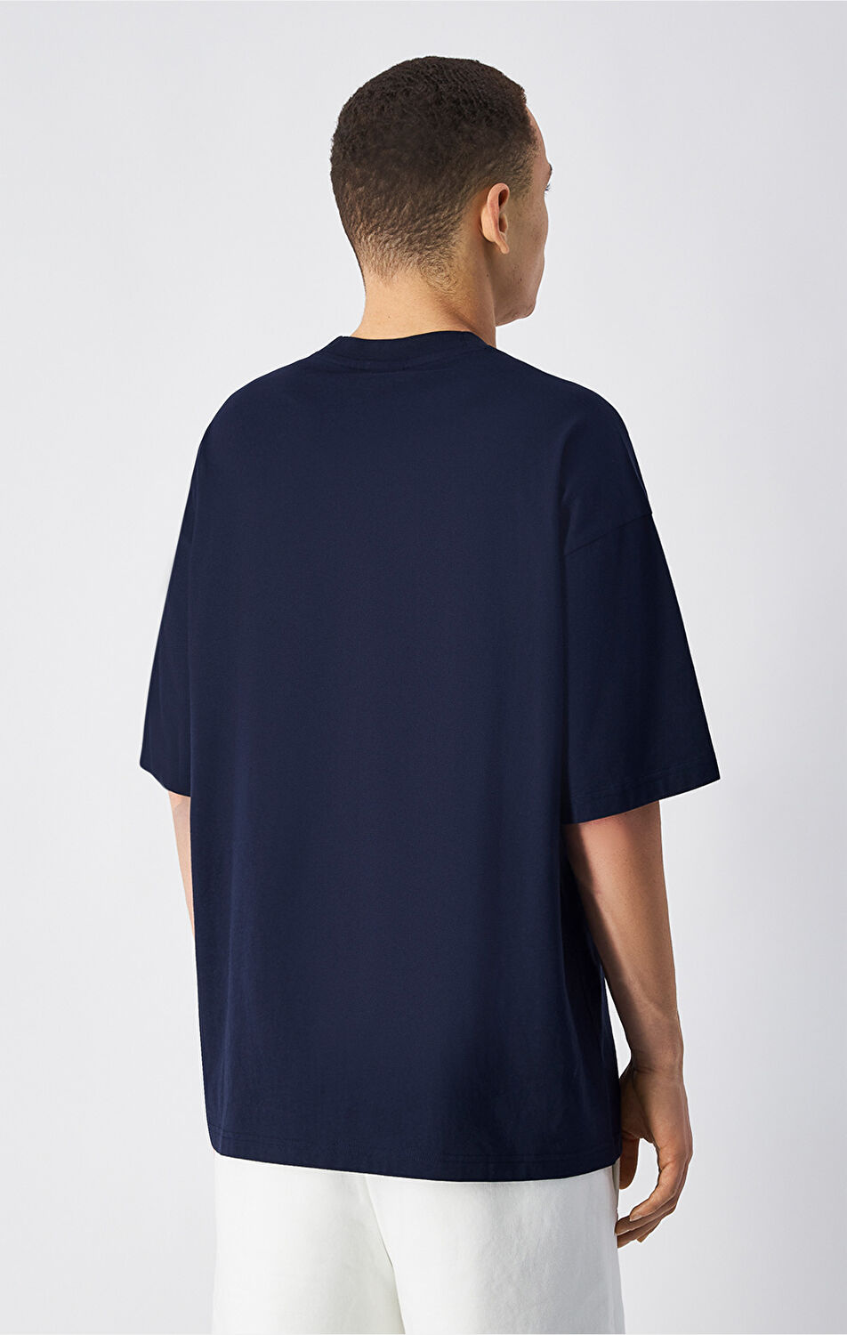 Icons Erkek Lacivert T-Shape T-Shape Tee | Champion Türkiye