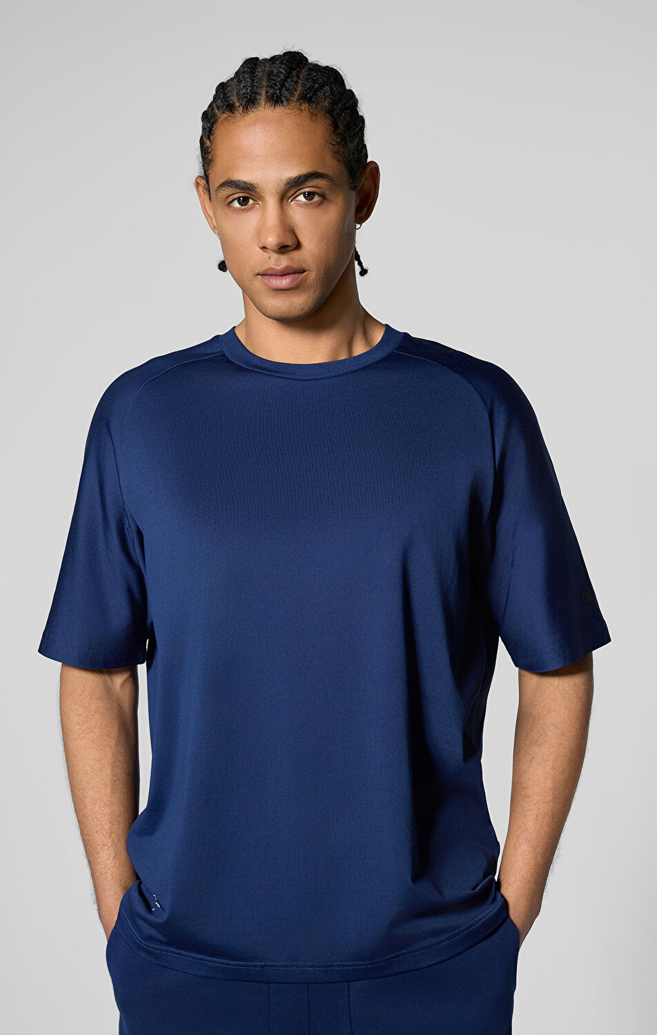 C-Tech Erkek Lacivert Standard Fit SS Tee | Champion Türkiye