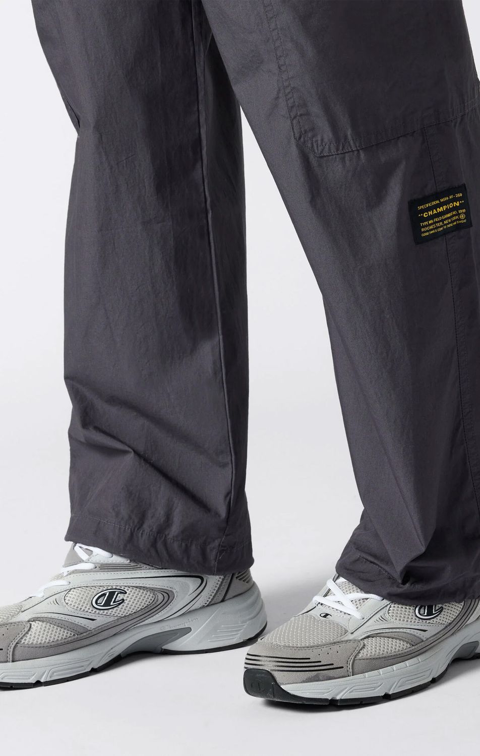 Desert Trip Erkek Gri Loose Fit Woven Cargo Pants | Champion Türkiye