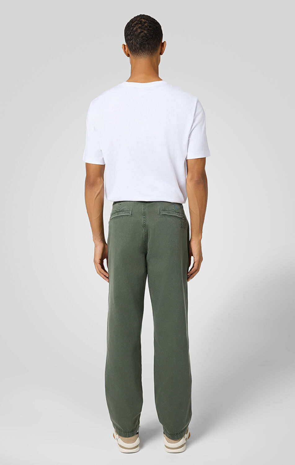 Time Capsule Erkek Yeşil Standard Fit Woven Straight Hem Pants