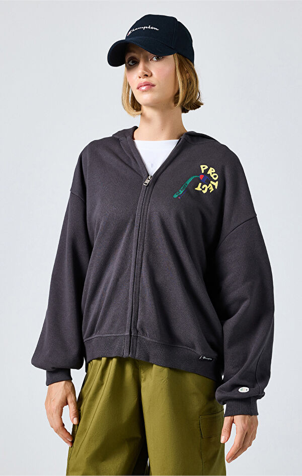 Hooded Full Zip Sweatshirt