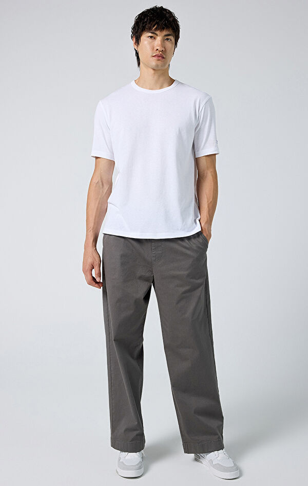 Straight Hem Pants