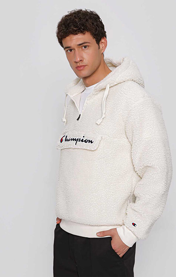 Hooded Half Zip Top