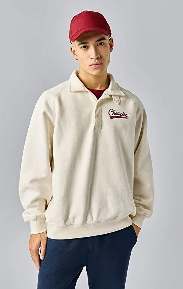 Polo Neck Sweatshirt