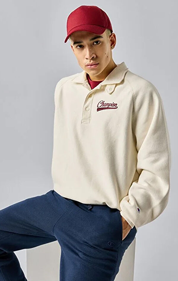 Polo Neck Sweatshirt