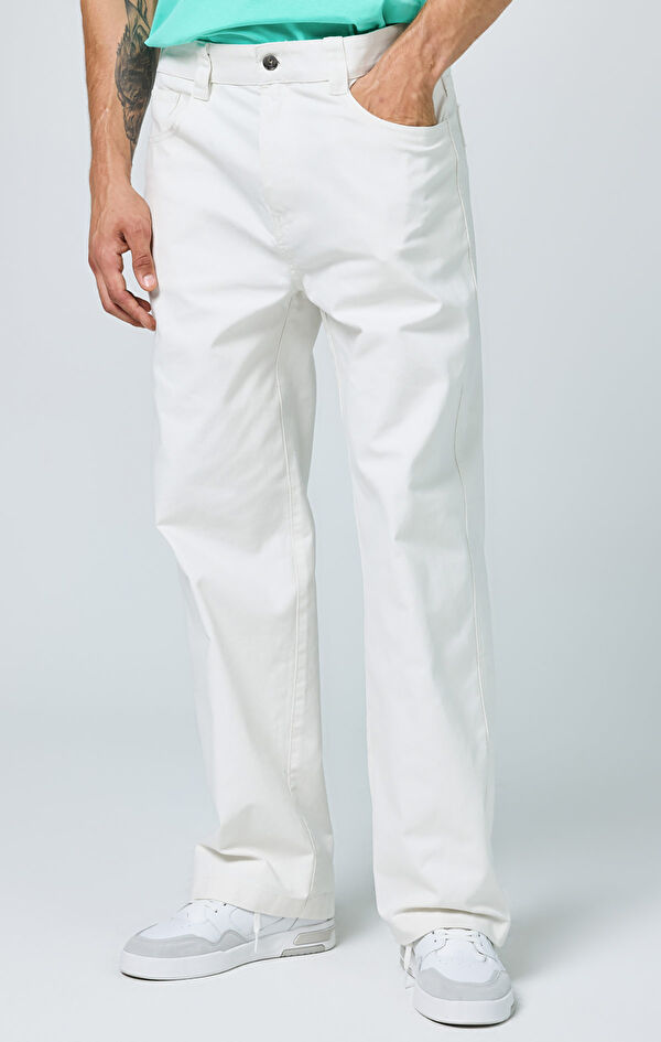 Straight Hem Pants