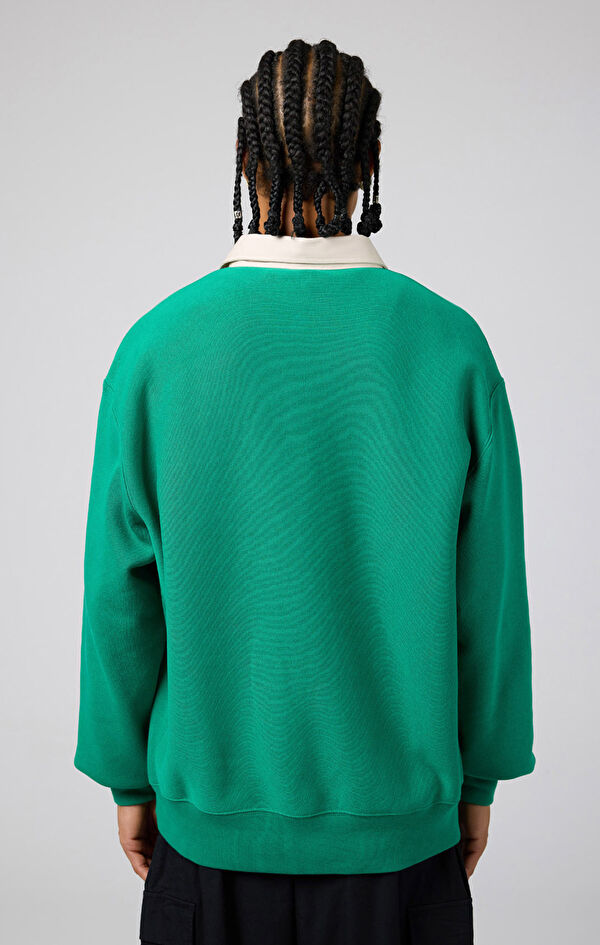 Polo Neck Sweatshirt