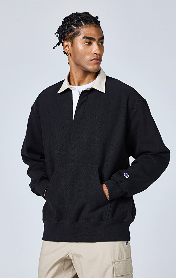 Polo Neck Sweatshirt