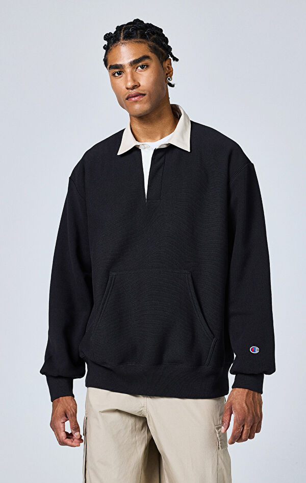 Polo Neck Sweatshirt