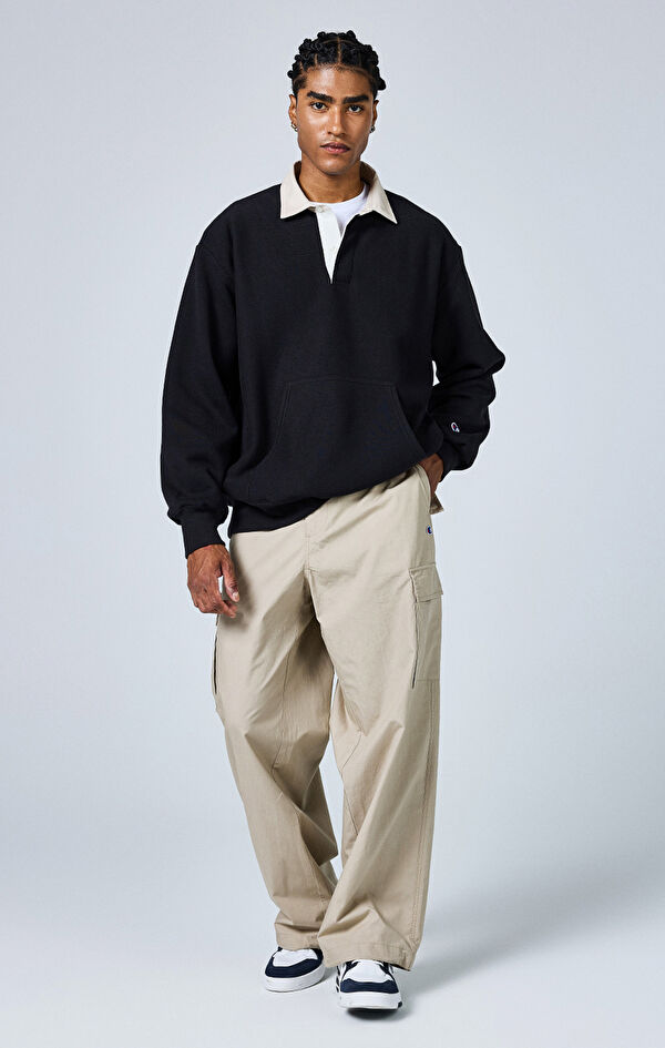 Polo Neck Sweatshirt