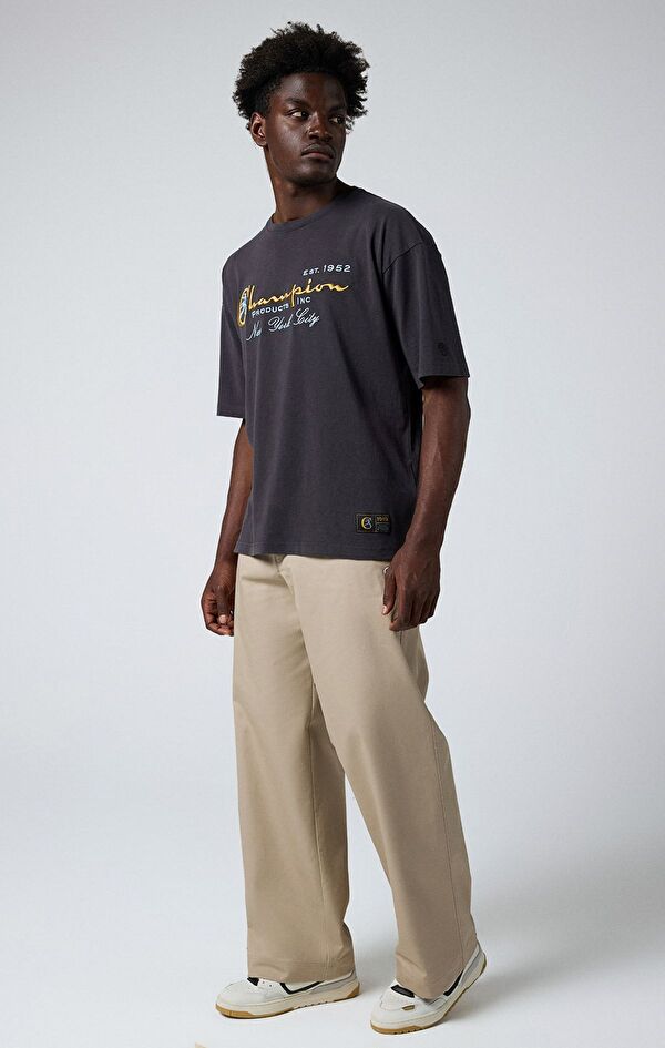 Straight Hem Pants