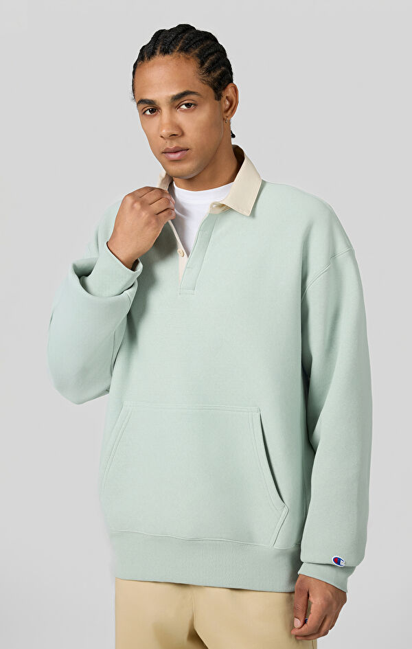 Polo Neck Sweatshirt