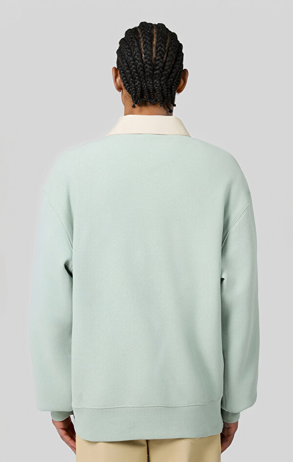 Polo Neck Sweatshirt