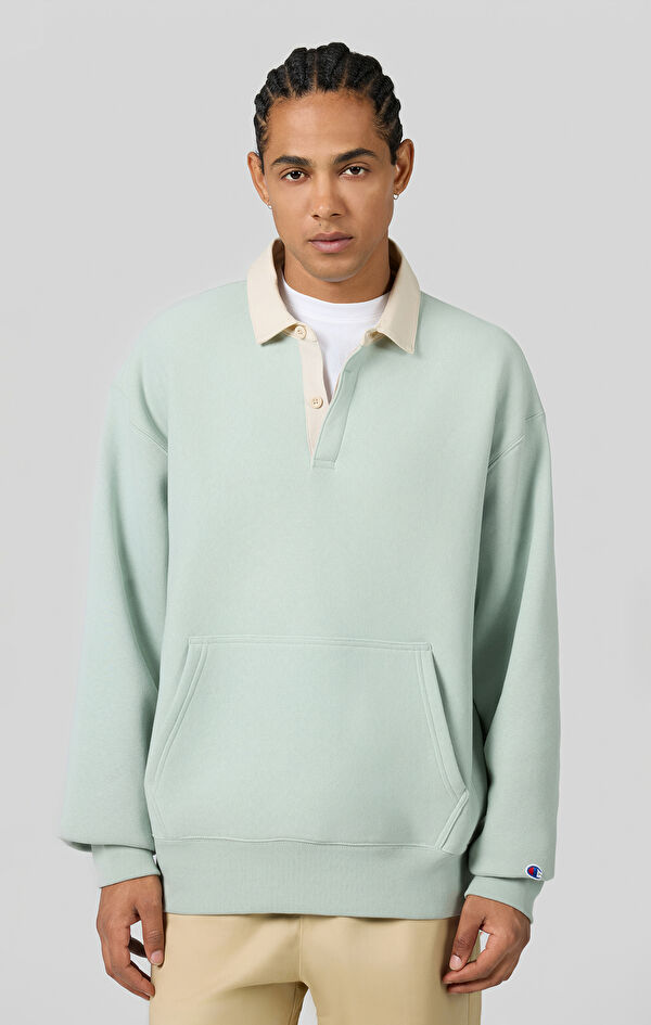 Polo Neck Sweatshirt