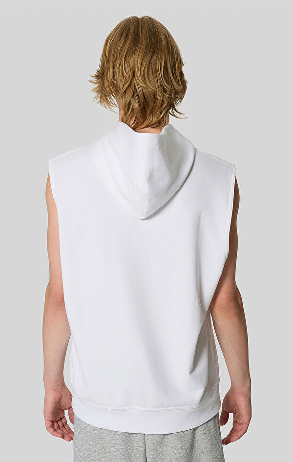 Hooded Sleeveless Sweatshirt