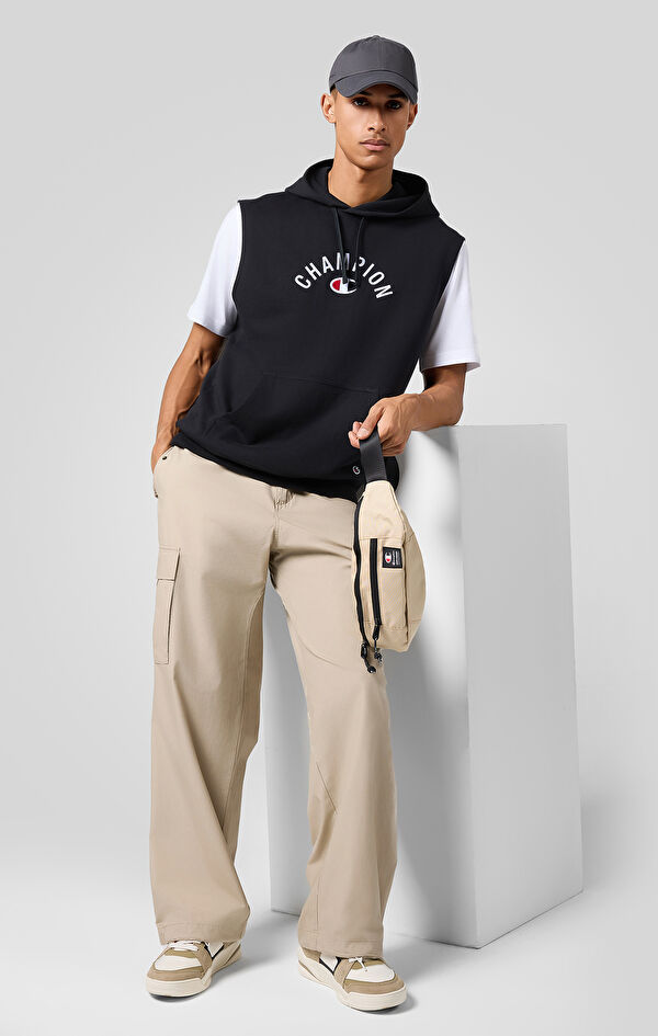 Hooded Sleeveless Sweatshirt