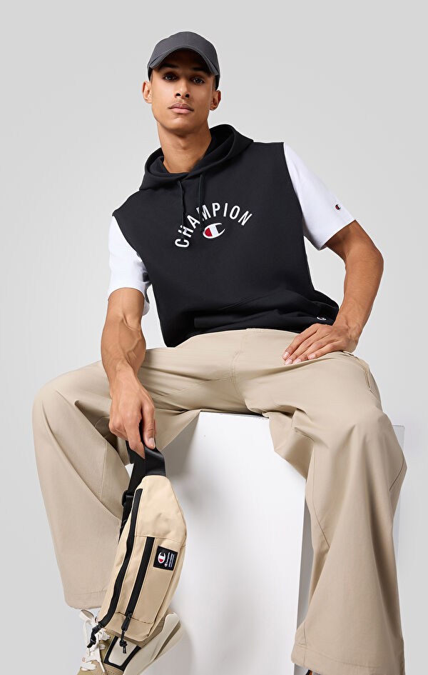 Hooded Sleeveless Sweatshirt