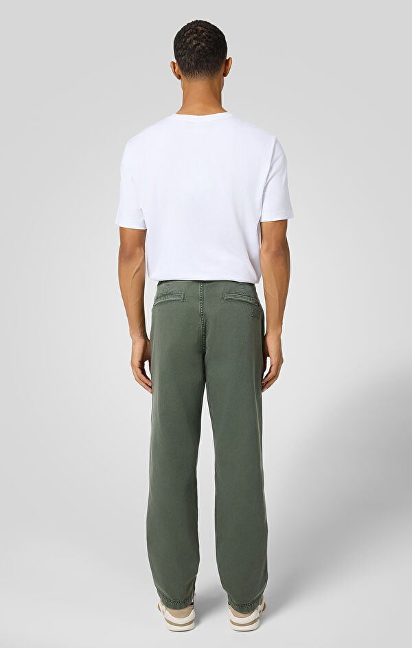 Woven Straight Hem Pants