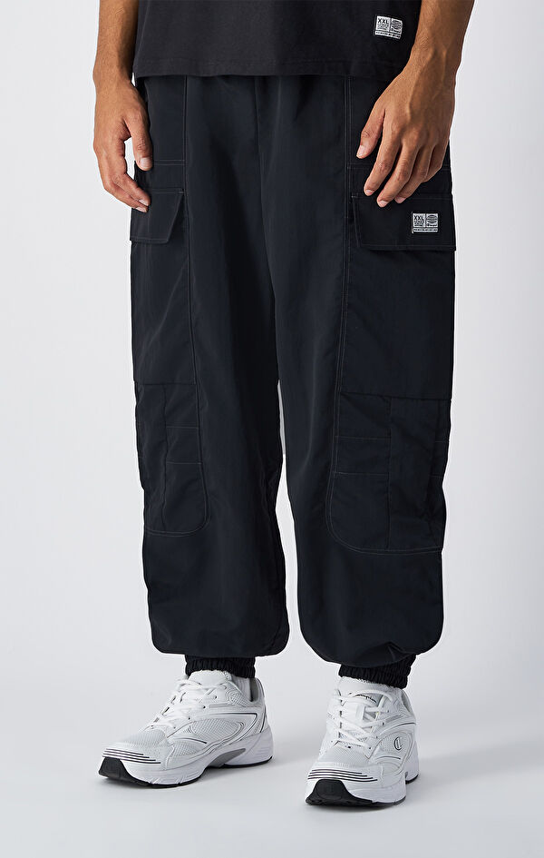 Nylon Cargo Pants