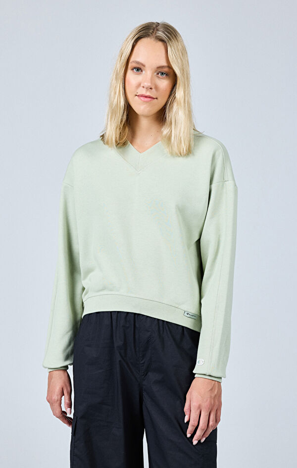 Crewneck Croptop Sweatshirt