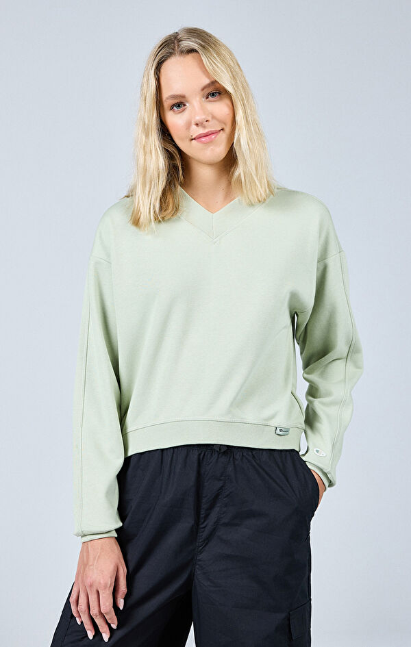 Crewneck Croptop Sweatshirt