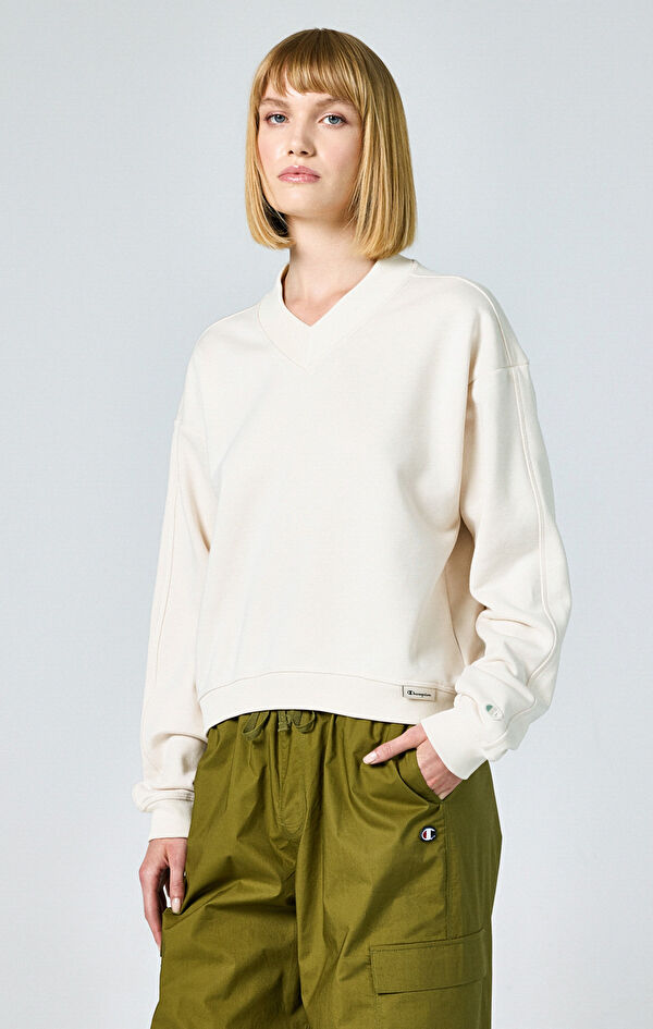 Crewneck Croptop Sweatshirt