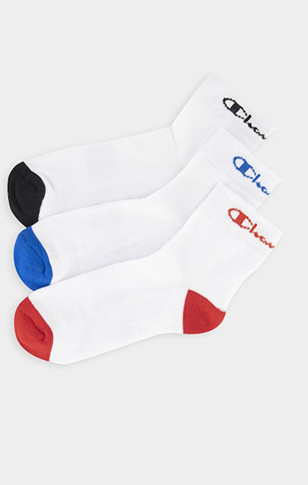 3pk Quarter Socks