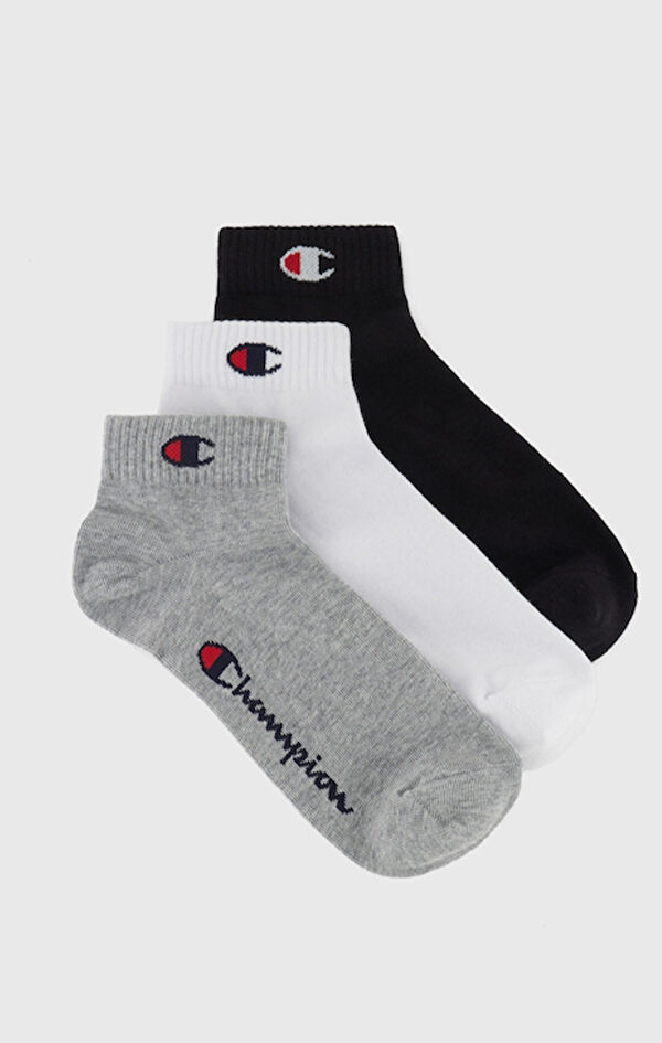 3pk Quarter Socks