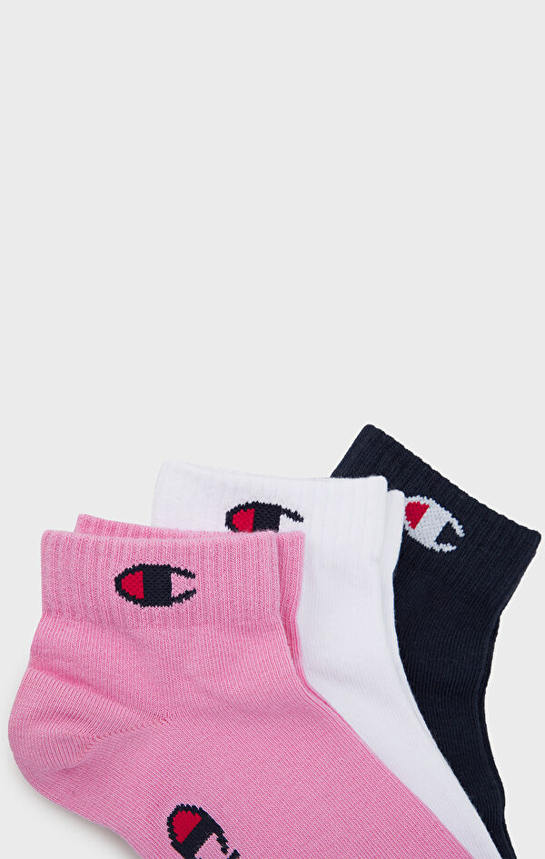 3pk Quarter Socks