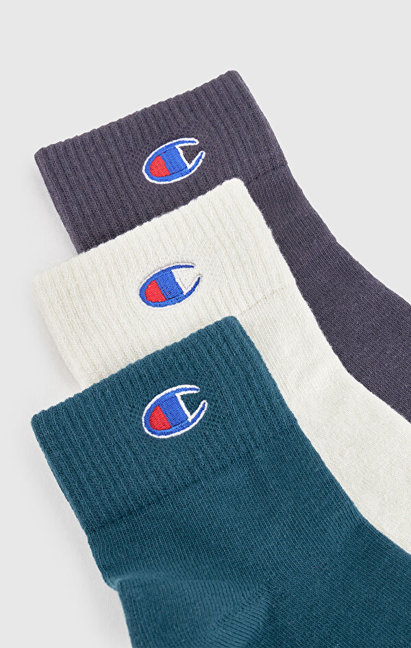 3pk Quarter Socks