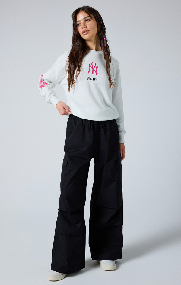 Minimalist Resort Kadın Yeşil Relax Fit Parachute Pants | Champion