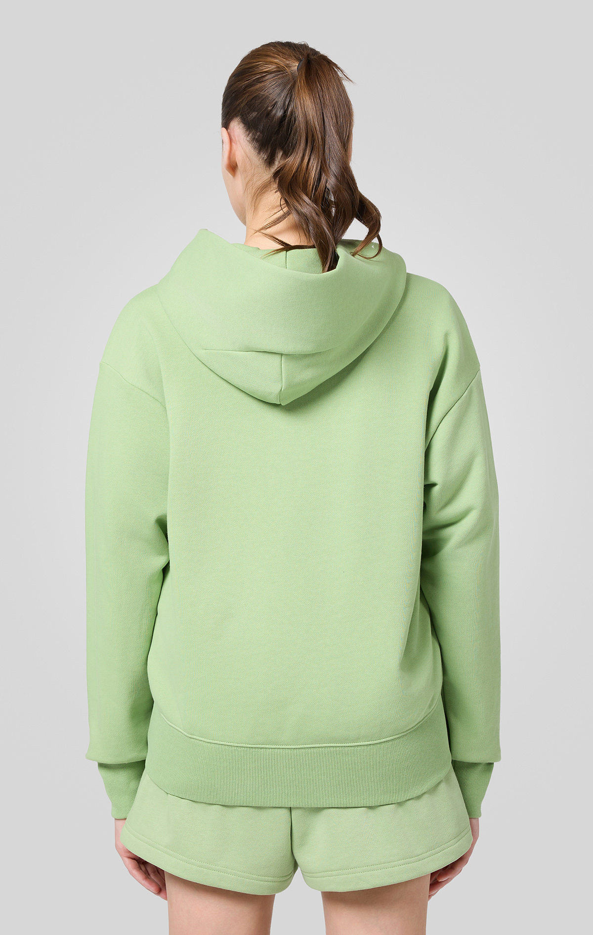 Eco Future Kadın Yeşil Standard Fit Hooded Sweatshirt | Champion