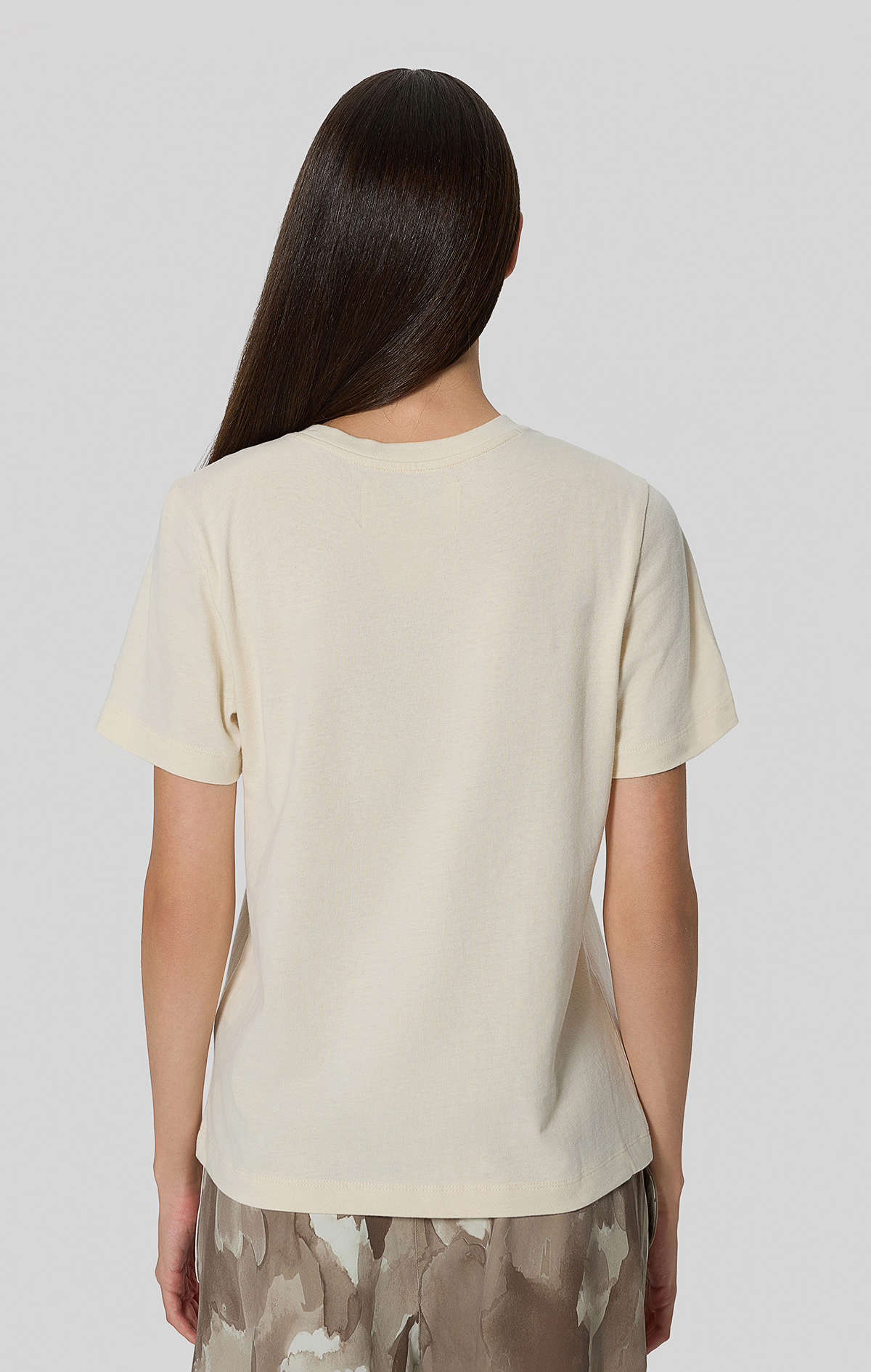 Eco Future Kadın Bej Standard Fit SS Tee | Champion Türkiye