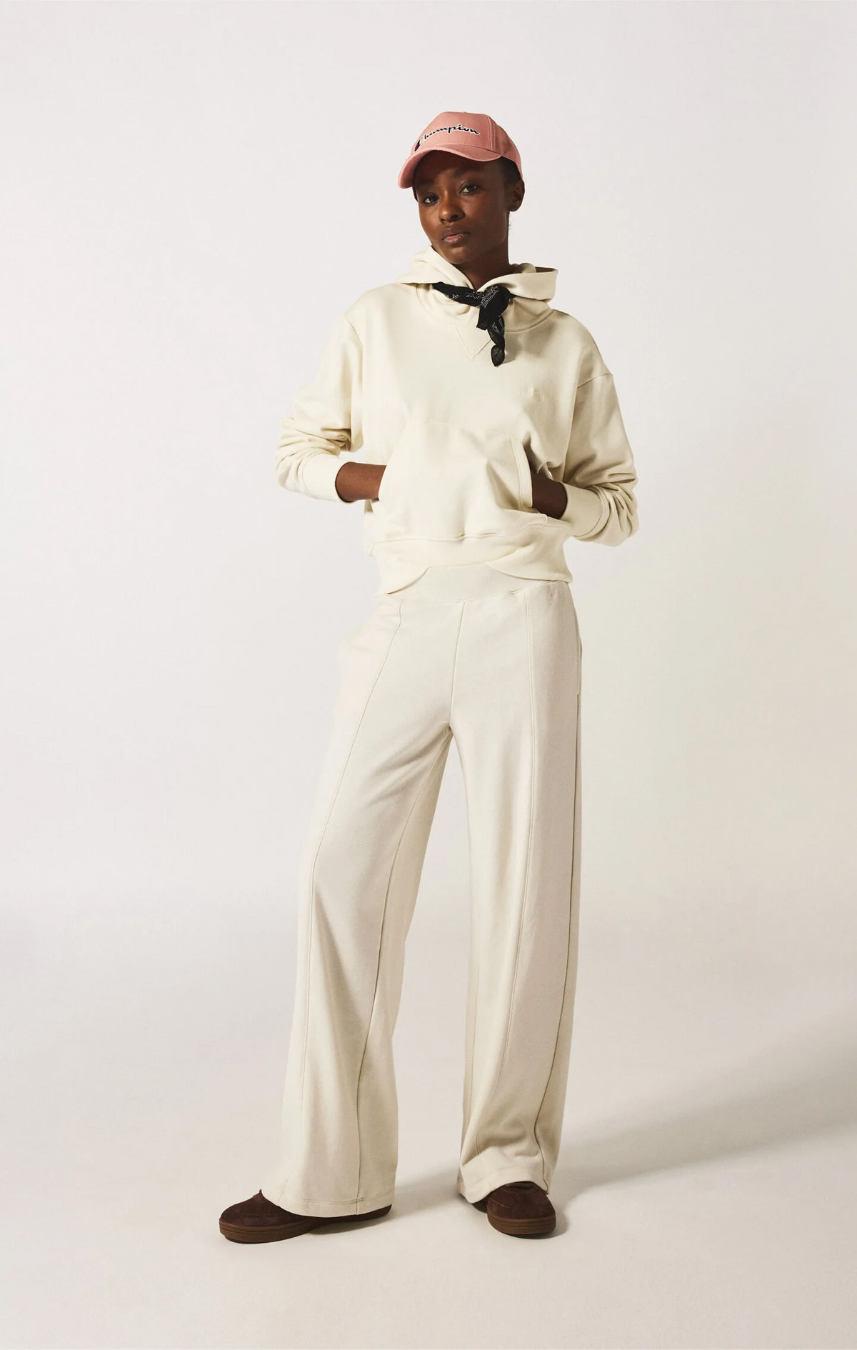 Eco Future Kadın Gri Slim Fit Wide Leg Pants | Champion Türkiye