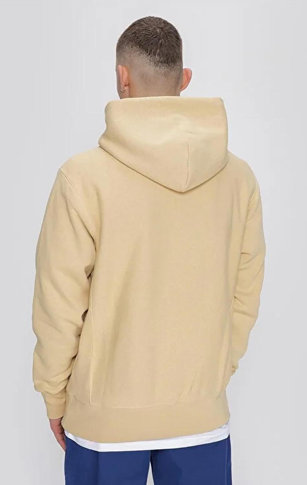 SALE✨50s~60s champion vintage sweat ivo Reverse Weave Erkek Bej Custom Fit Hooded Sweatshirt | Champion