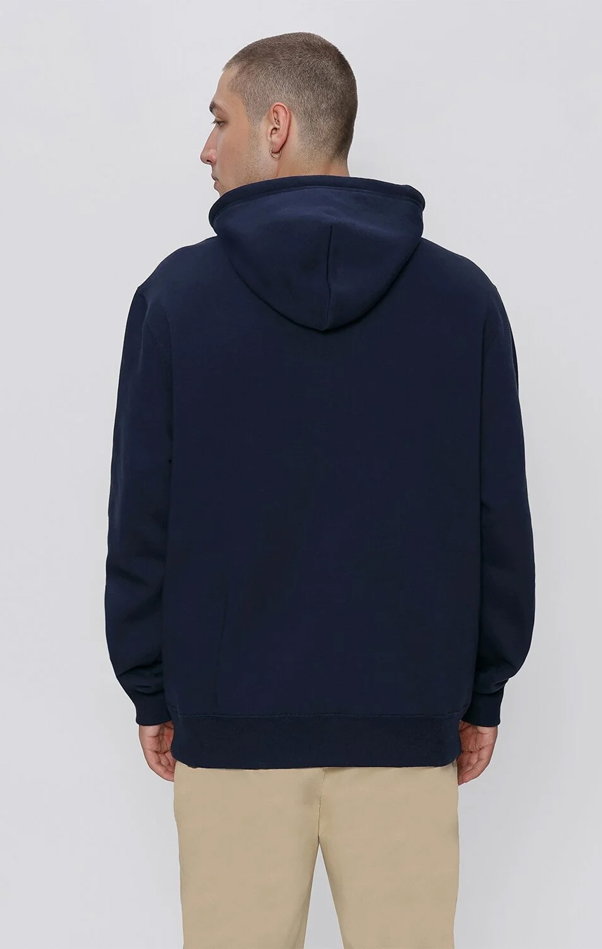 Champion Logo Erkek Lacivert Cozy Fit Hooded Sweatshirt | Champion
