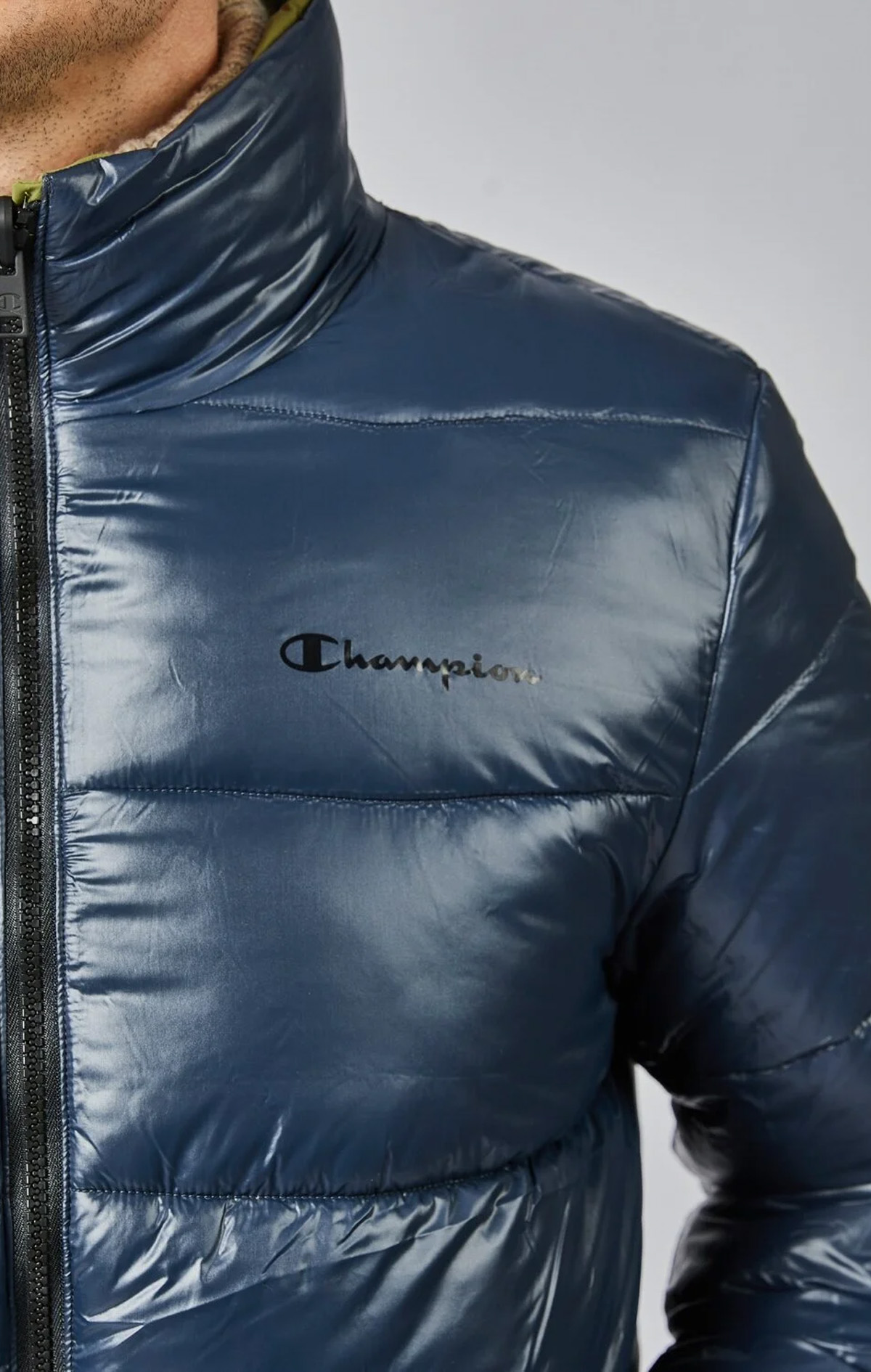 Outdoor Erkek Yeşil Standard Fit Reversible Jacket | Champion Türkiye