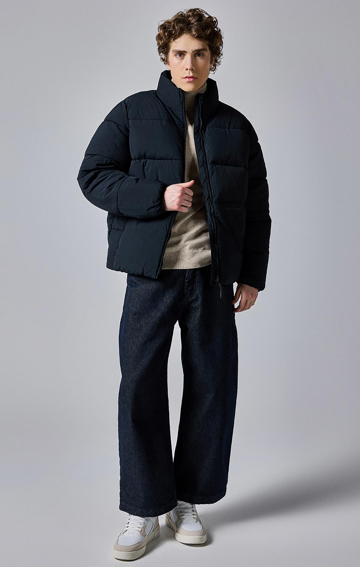 Outdoor Erkek Siyah Standard Fit Jacket | Champion Türkiye