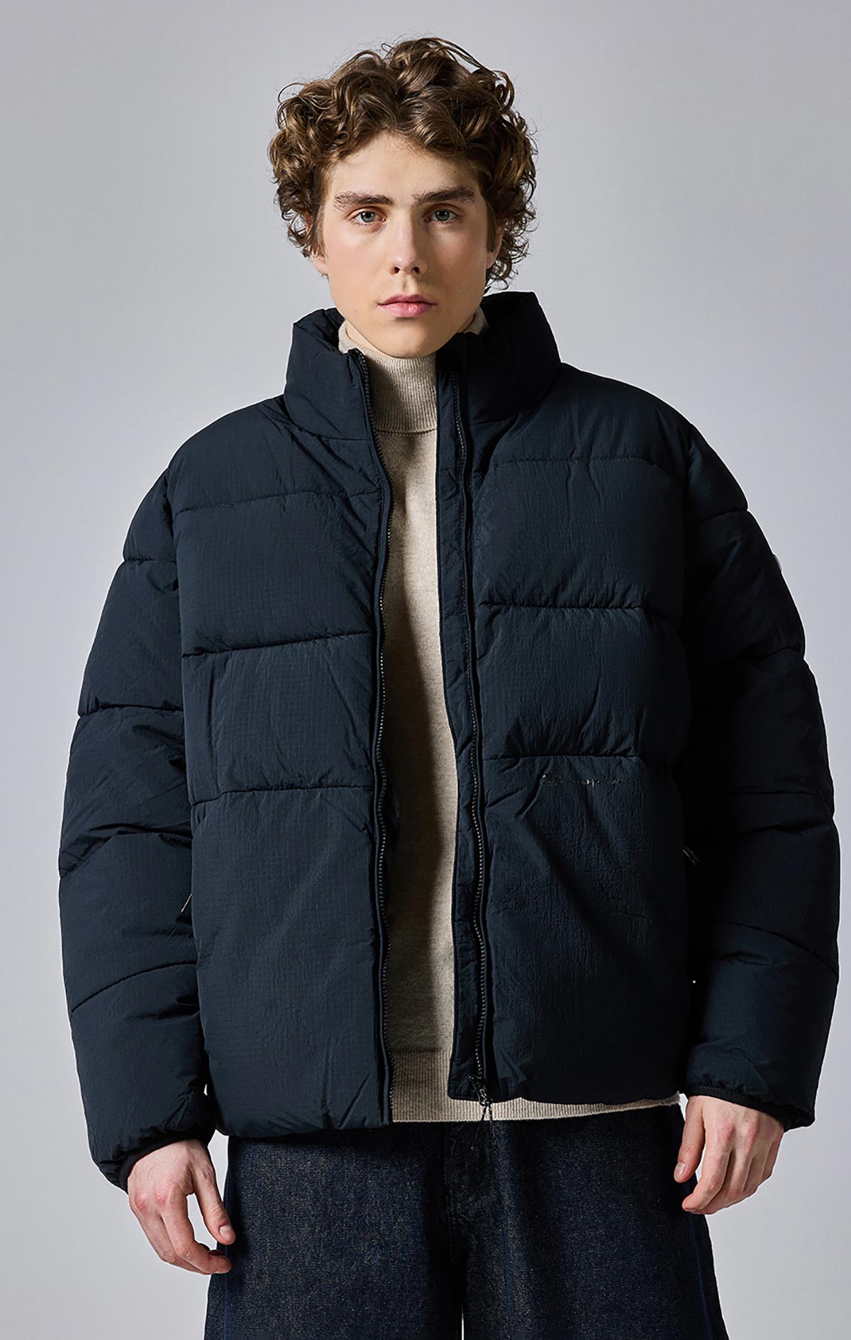 Outdoor Erkek Siyah Standard Fit Jacket | Champion Türkiye