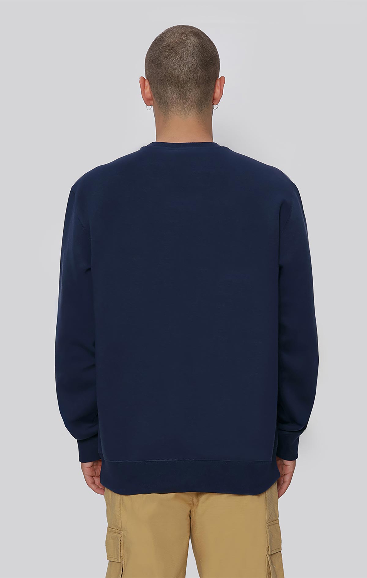 Graphic Gallery Erkek Kahverengi Cozy Fit Crewneck Sweatshirt