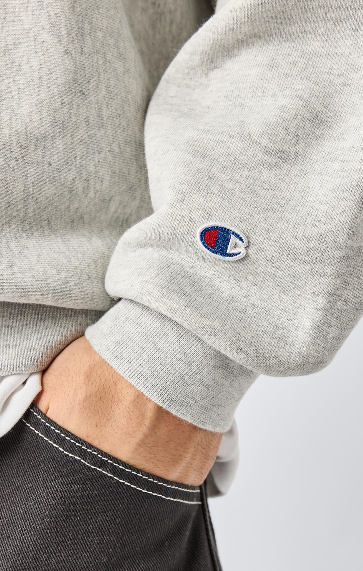 シャツ 70s Champion LAKELAND Hi Neck Champion（チャンピオン） ハイネック モックネック ワンポイント 長袖