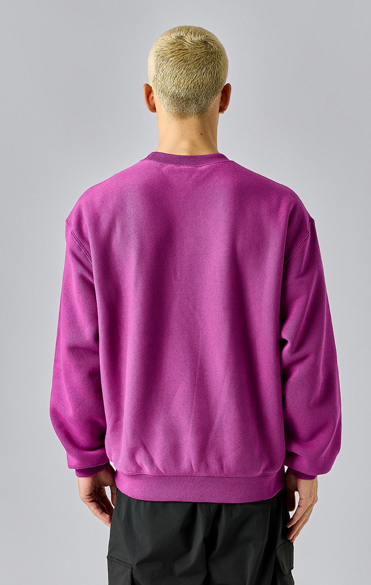 Reverse Weave Erkek Yeşil Custom Fit Crewneck Sweatshirt