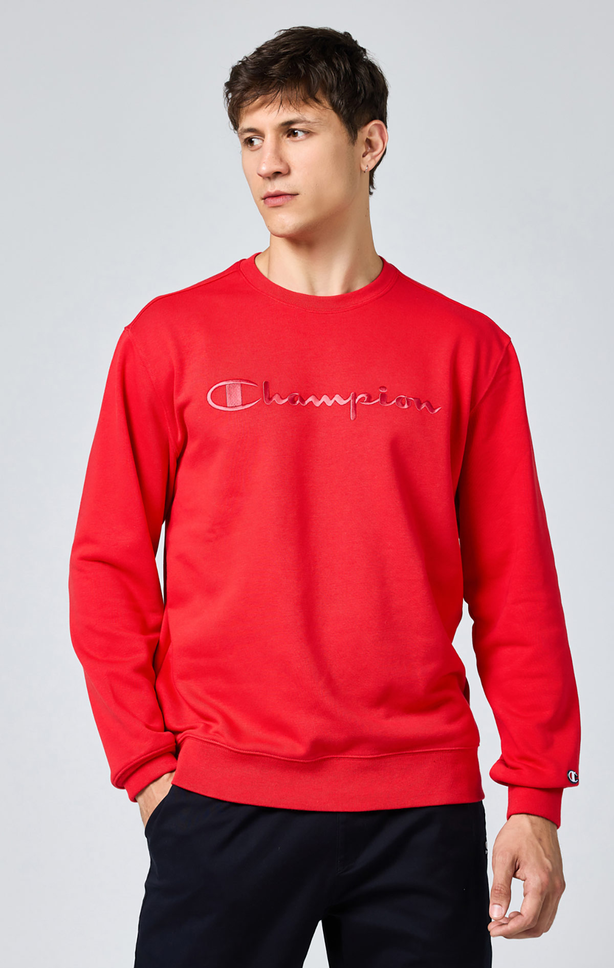 Kırmızı Crewneck Sweatshirt | Champion Türkiye