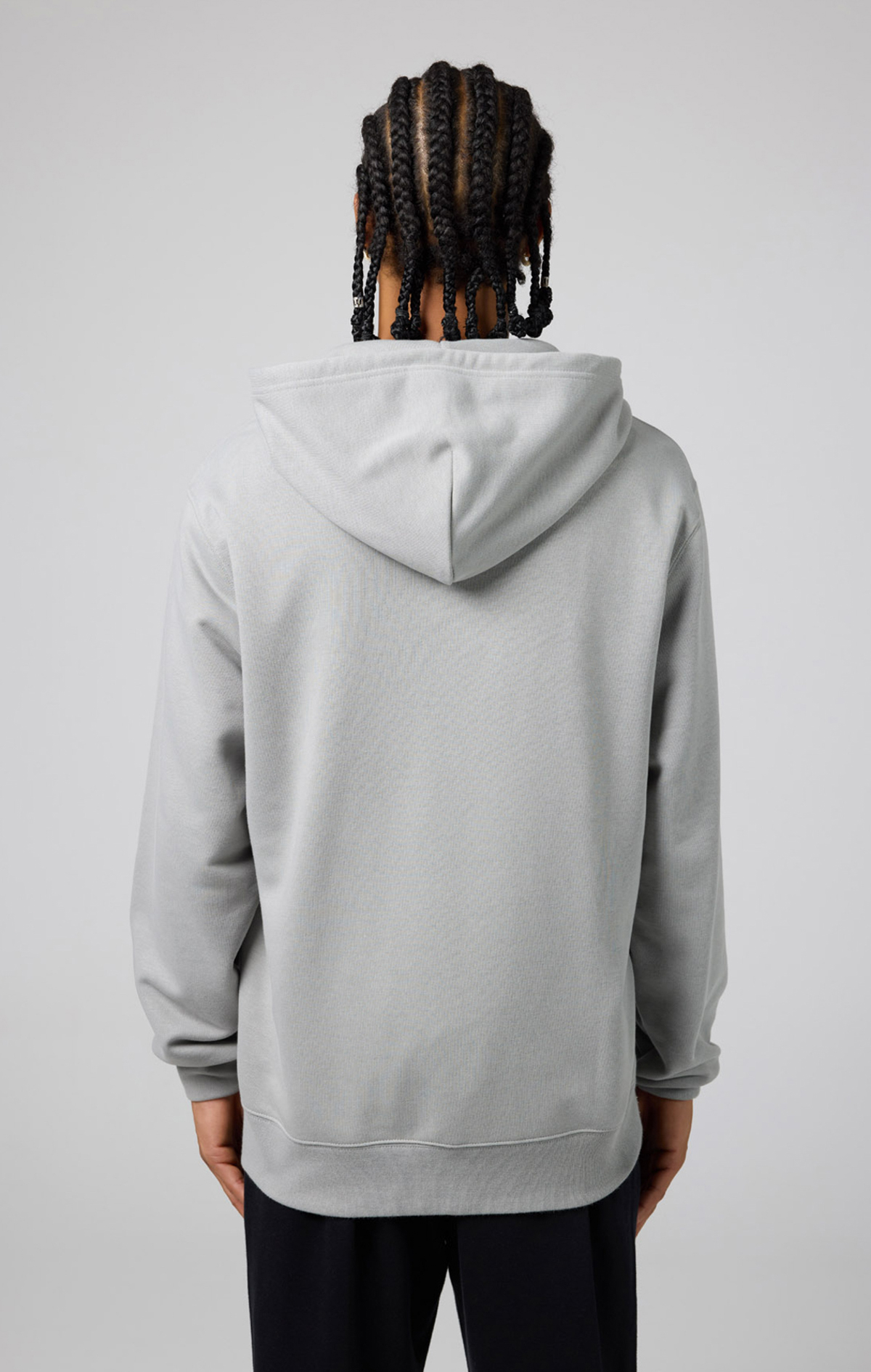 Icons Erkek Gri Cozy Fit Hooded Full Zip Sweatshirt | Champion Türkiye