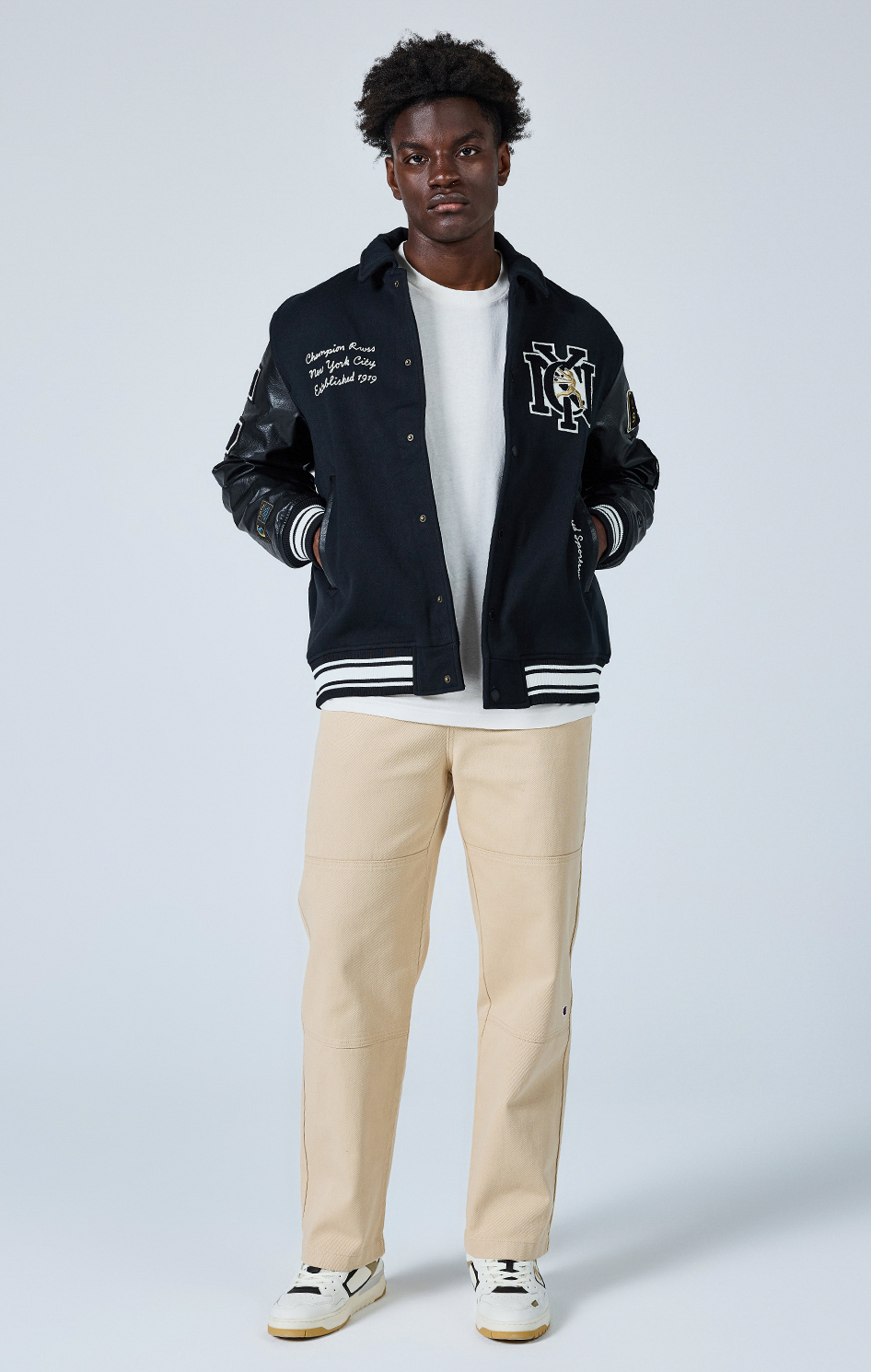 Archive Erkek Yeşil Oversized Fit Bomber Jacket | Champion Türkiye